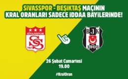 Sivasspor-Beşiktaş maçının Kral Oranlar’ı sadece iddaa bayilerinde