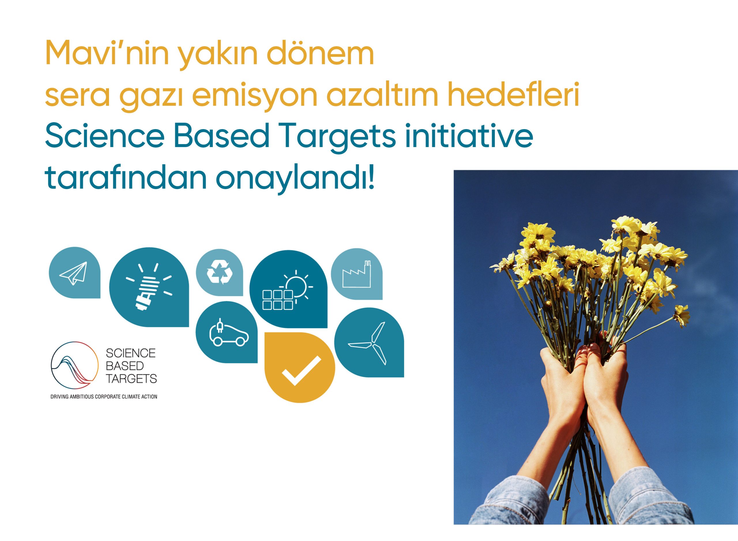 Mavi’nin emisyon azaltım hedefleri Science Based Targets initiative tarafından onaylandı