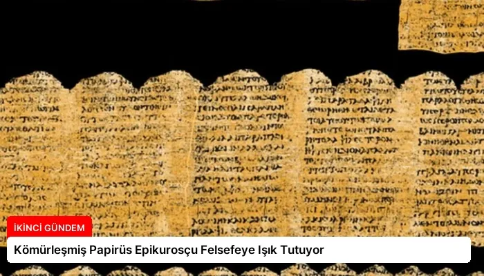 Kömürleşmiş Papirüs Epikurosçu Felsefeye Işık Tutuyor