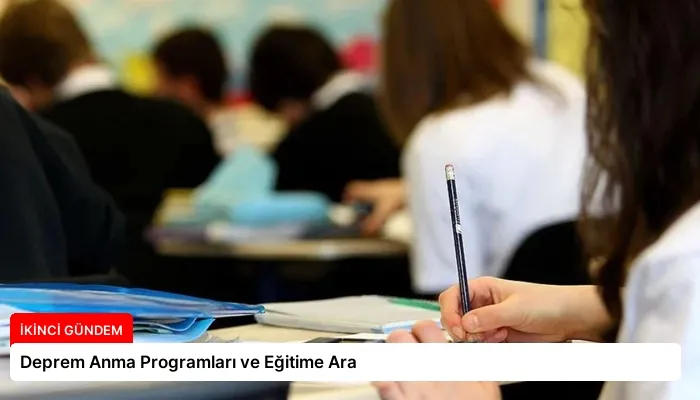 Deprem Anma Programları ve Eğitime Ara