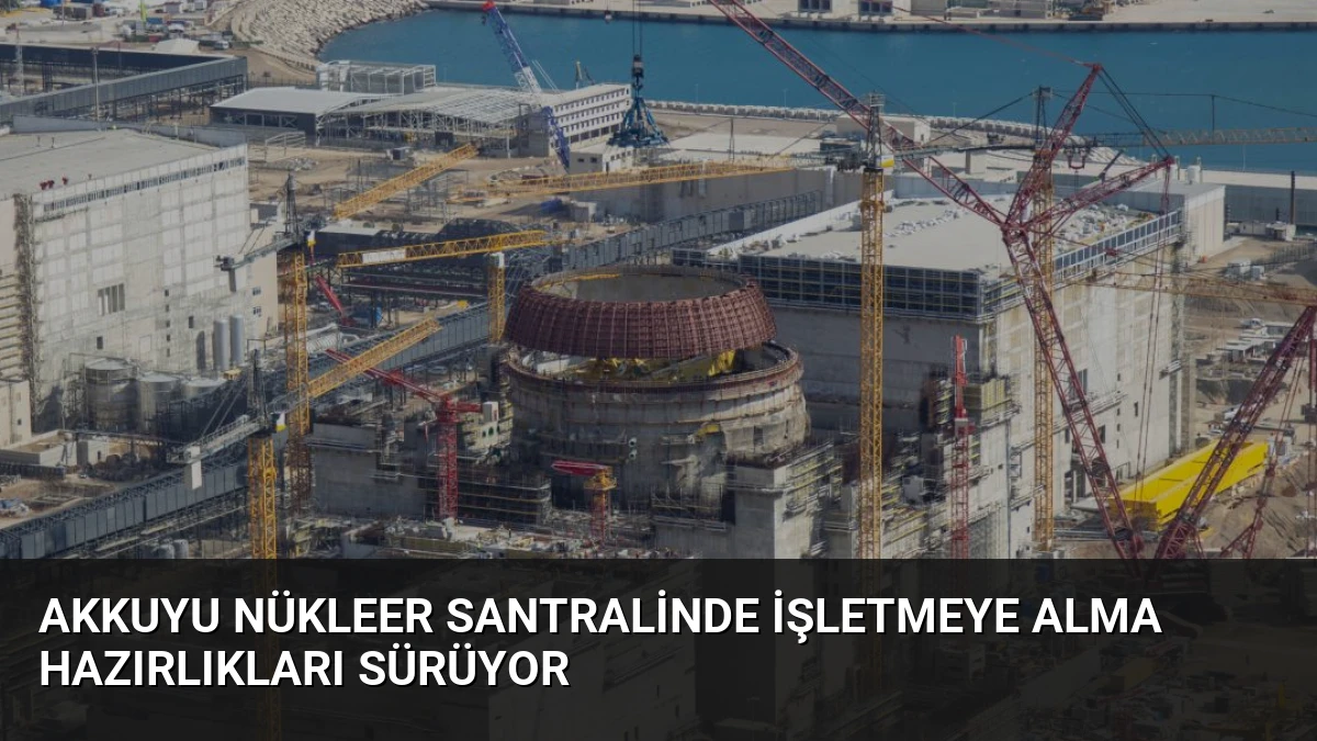 Akkuyu Nükleer Santralinde İşletmeye Alma Hazırlıkları Sürüyor