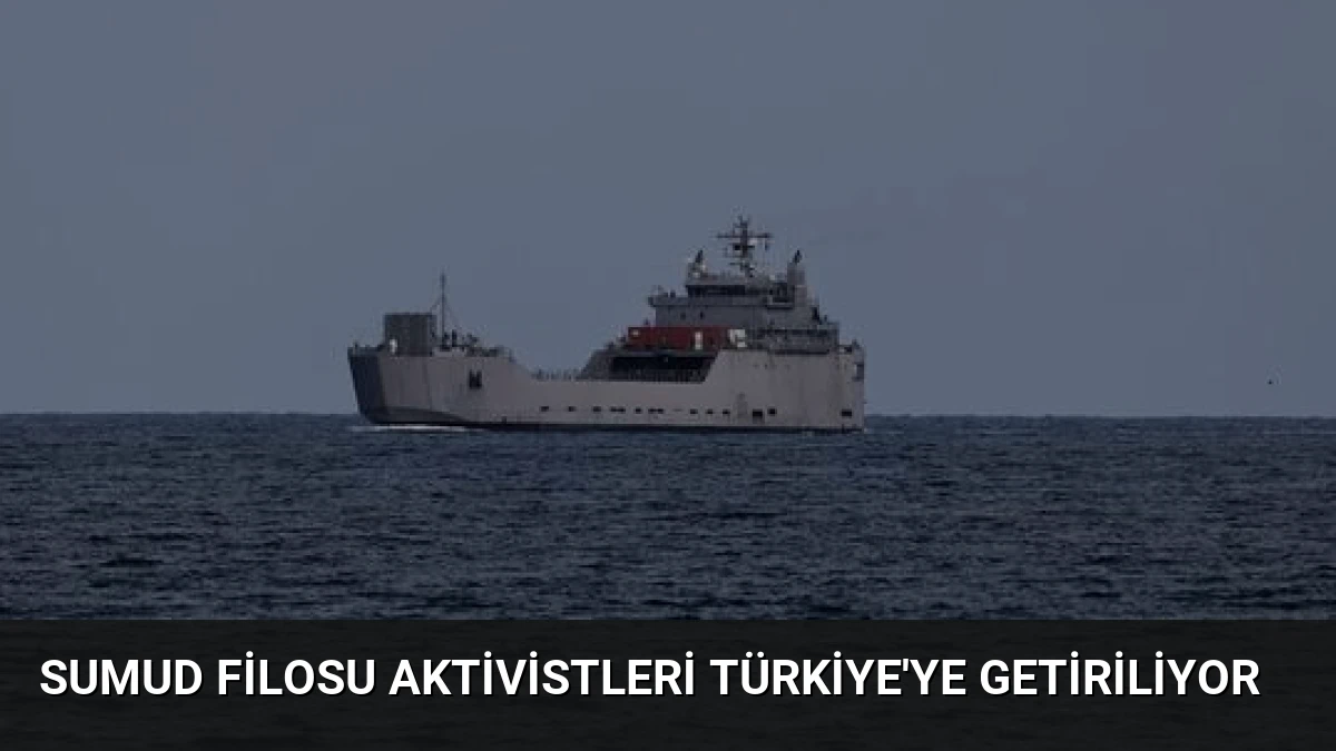 Sumud Filosu Aktivistleri Türkiye’ye Getiriliyor