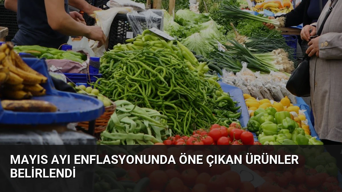 Mayıs Ayı Enflasyonunda Öne Çıkan Ürünler Belirlendi