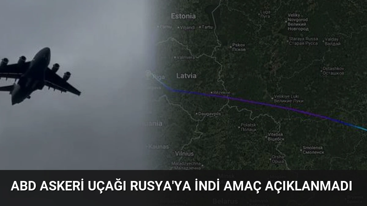 ABD askeri uçağı Rusya’ya indi amaç açıklanmadı