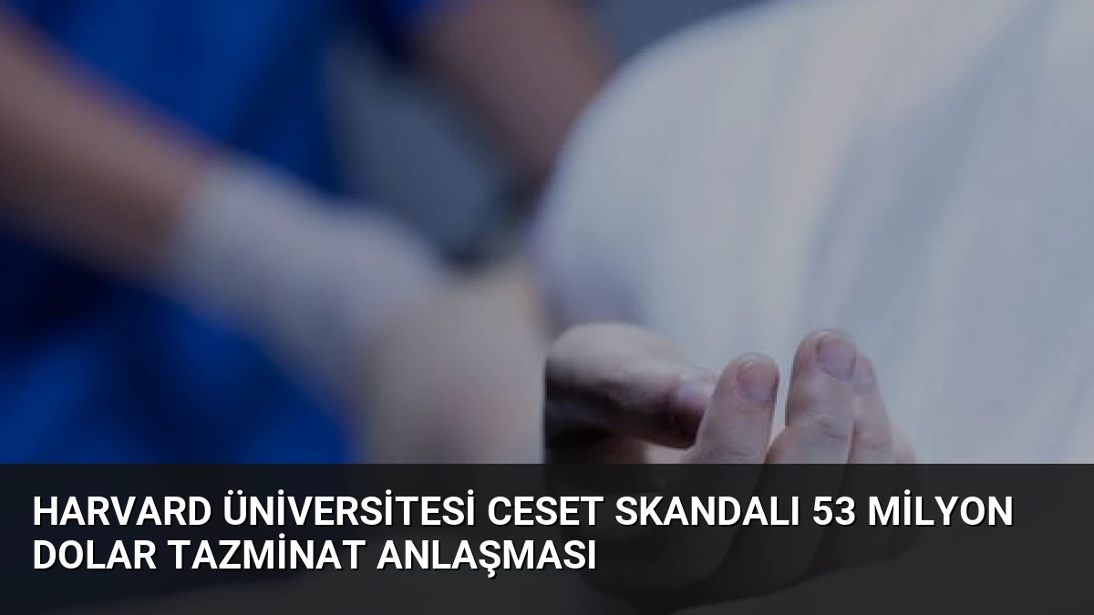 Harvard Üniversitesi Ceset Skandalı 53 Milyon Dolar Tazminat Anlaşması