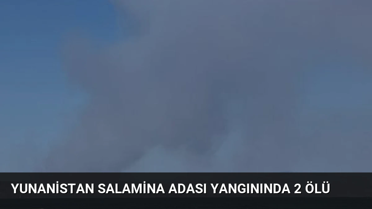Yunanistan Salamina Adası Yangınında 2 Ölü
