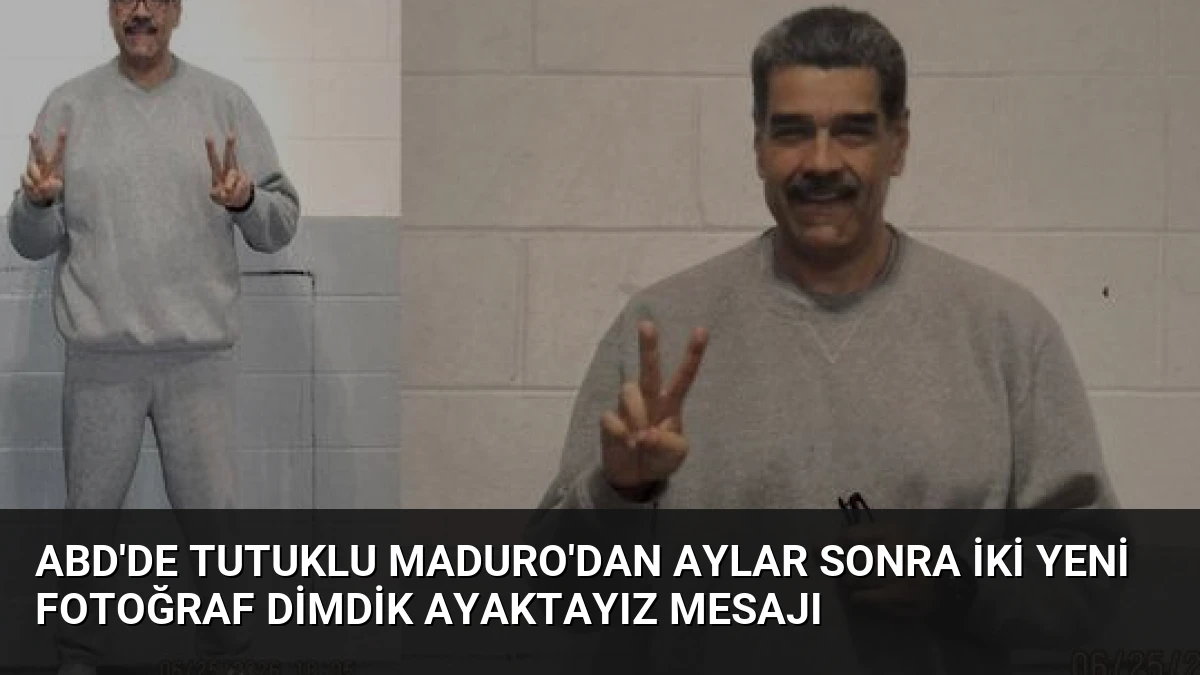 ABD’de Tutuklu Maduro’dan Aylar Sonra İki Yeni Fotoğraf Dimdik Ayaktayız Mesajı