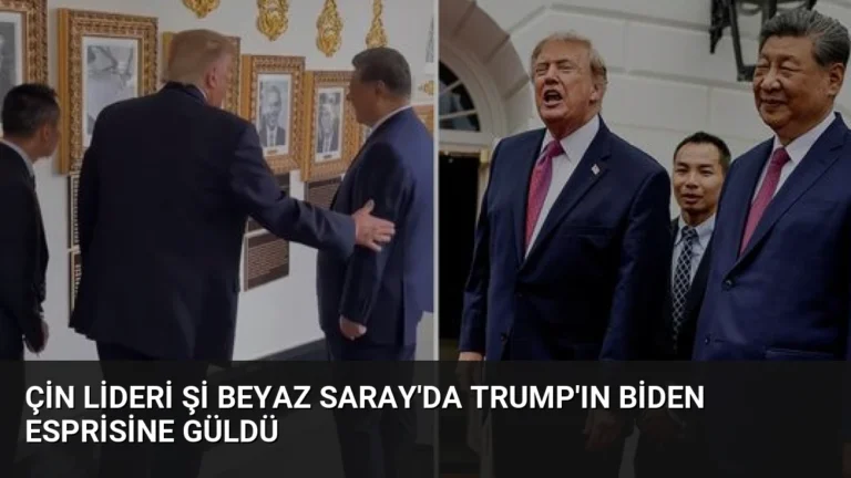 Çin Lideri Şi Beyaz Saray’da Trump’ın Biden Esprisine Güldü