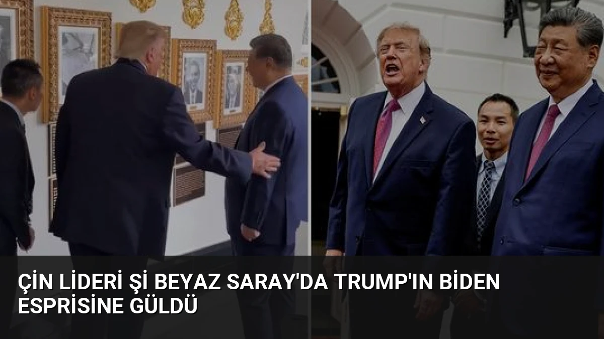 Çin Lideri Şi Beyaz Saray’da Trump’ın Biden Esprisine Güldü