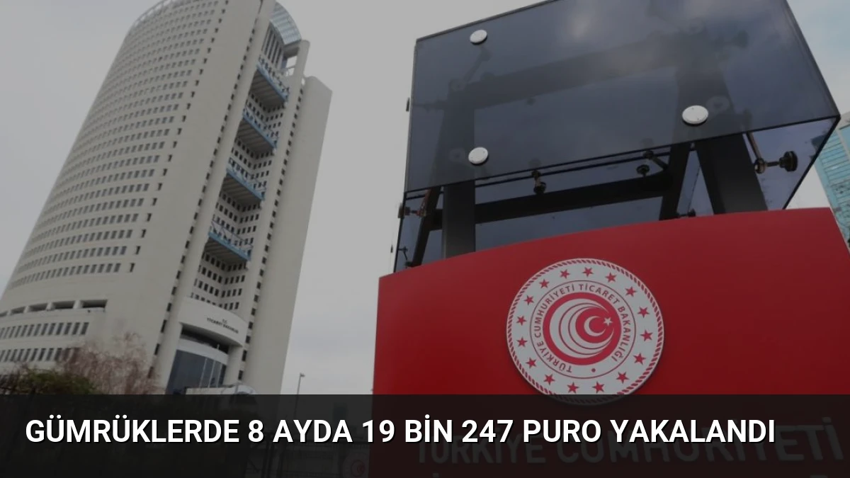 Gümrüklerde 8 Ayda 19 Bin 247 Puro Yakalandı