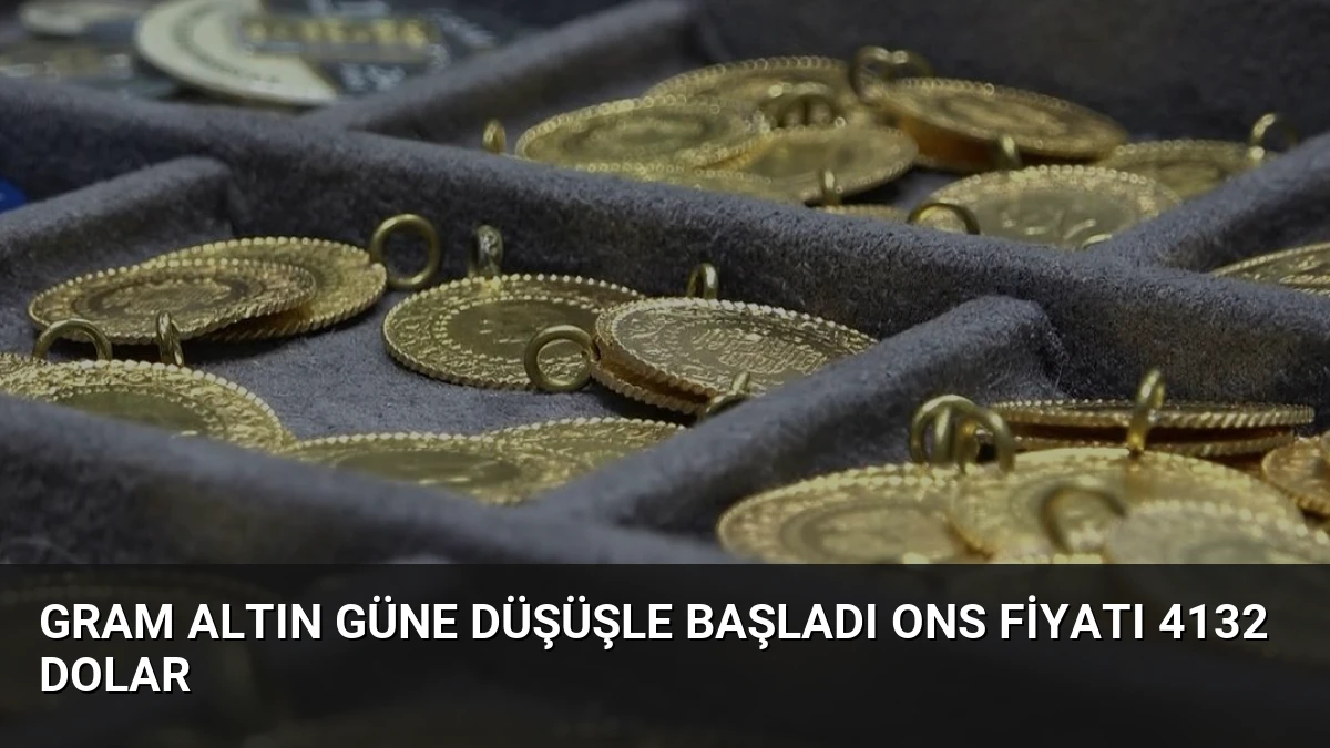 Gram Altın Güne Düşüşle Başladı Ons Fiyatı 4132 Dolar