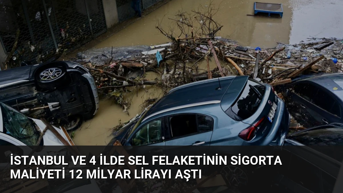 İstanbul ve 4 ilde sel felaketinin sigorta maliyeti 12 milyar lirayı aştı
