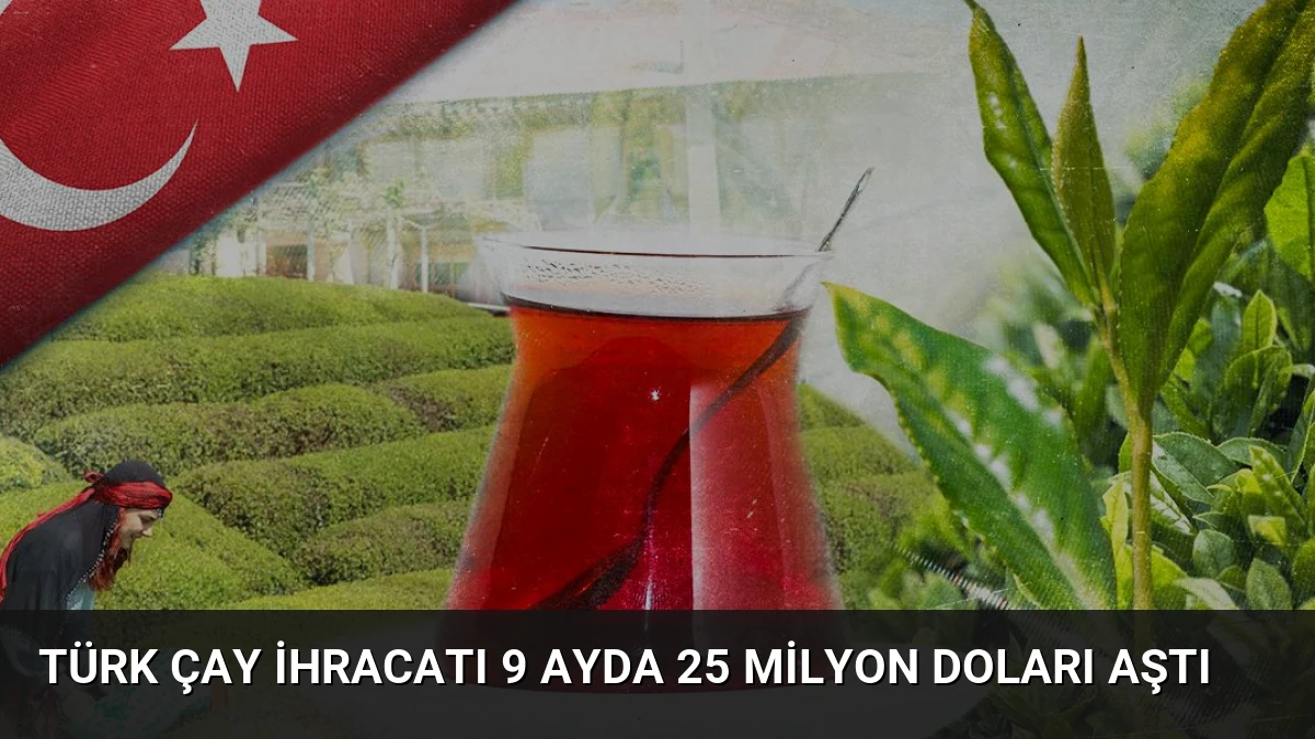 Türk Çay İhracatı 9 Ayda 25 Milyon Doları Aştı